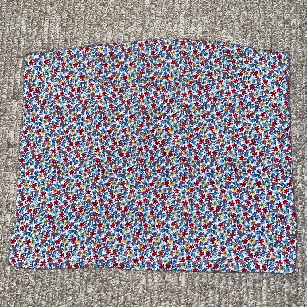 💜 American Eagle Floral Tube Top